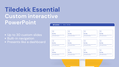 Tiledekk Essential - Custom Interactive PowerPoint