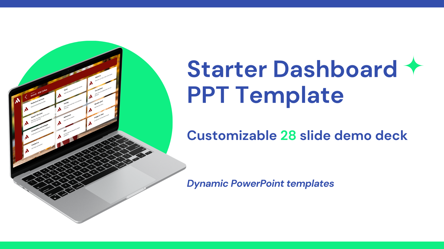 Starter Dashboard Template - Interactive PowerPoint