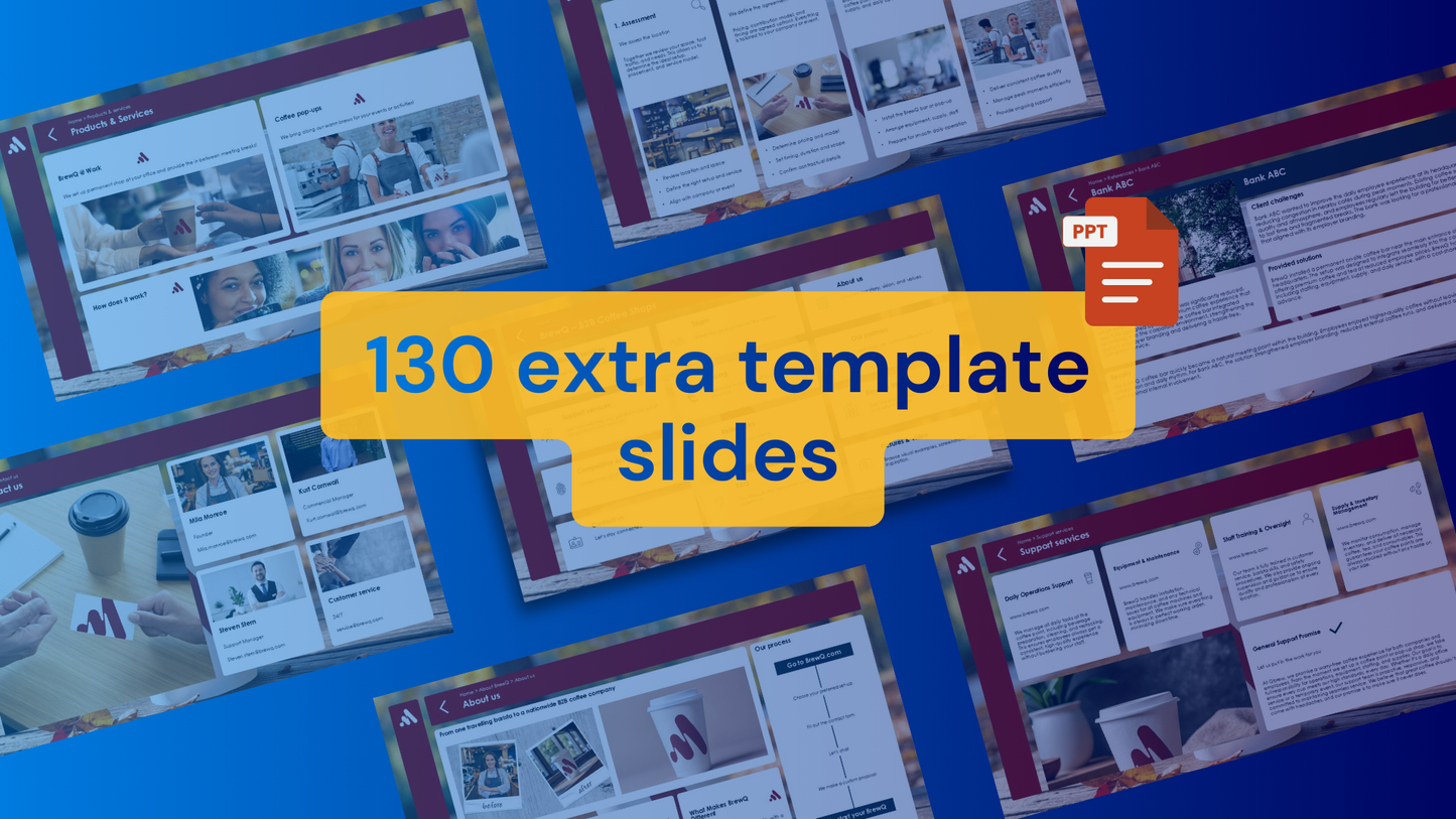 Master Dashboard Template - Interactive PowerPoint